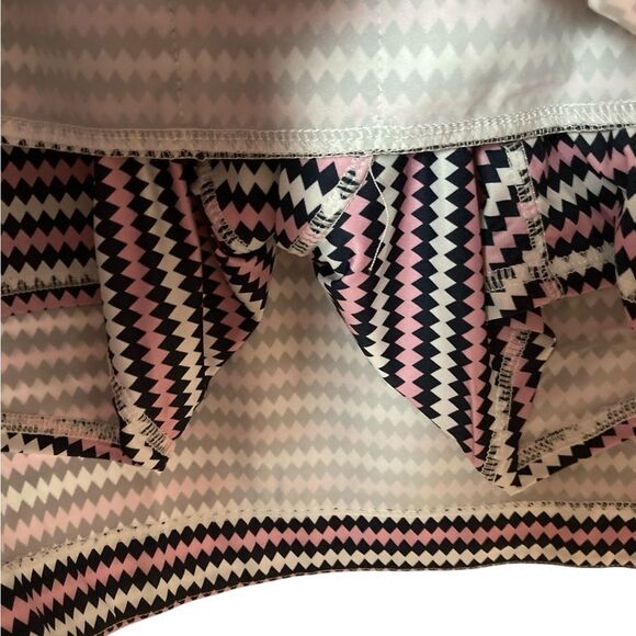 Belyn Key Skort Woman’s Size L Golf/Pickleball Panel Diamond Stripe - Picture 10 of 11